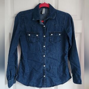 Deep Blue Denim Shirt